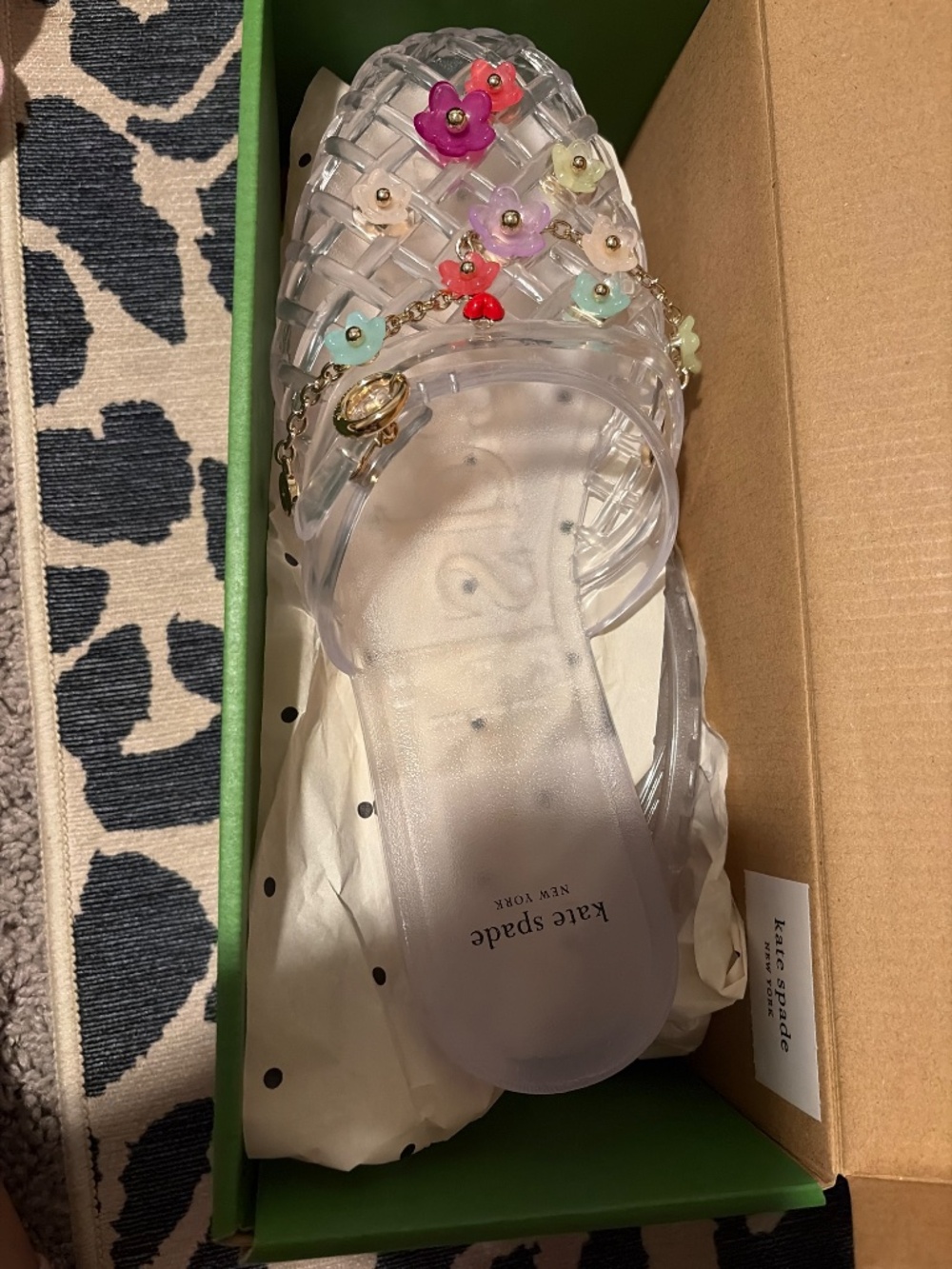 Kate Spade Jelly Mule flat - Picture 4 of 4